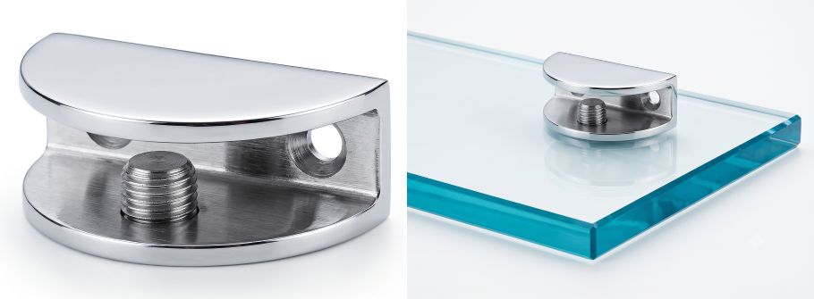 Half-Moon Glass Bracket